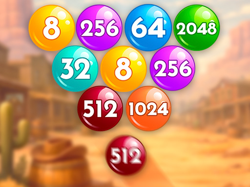 Number Bubble Shooter Wild West Cover