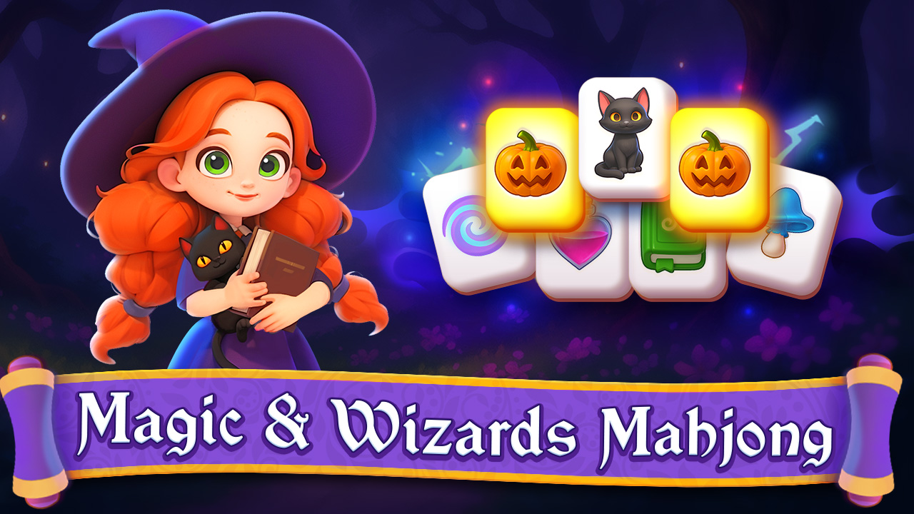 Magic and Wizards Mahjong Cover